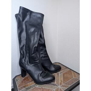 Franco Sarto Ilana Tall Heeled Genuine Leather Boots 10/40